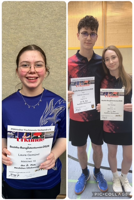 Bezirksrangliste der Jugend am 22.03.2026 in Altrip